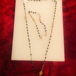 Necklace and bracelet Miluna